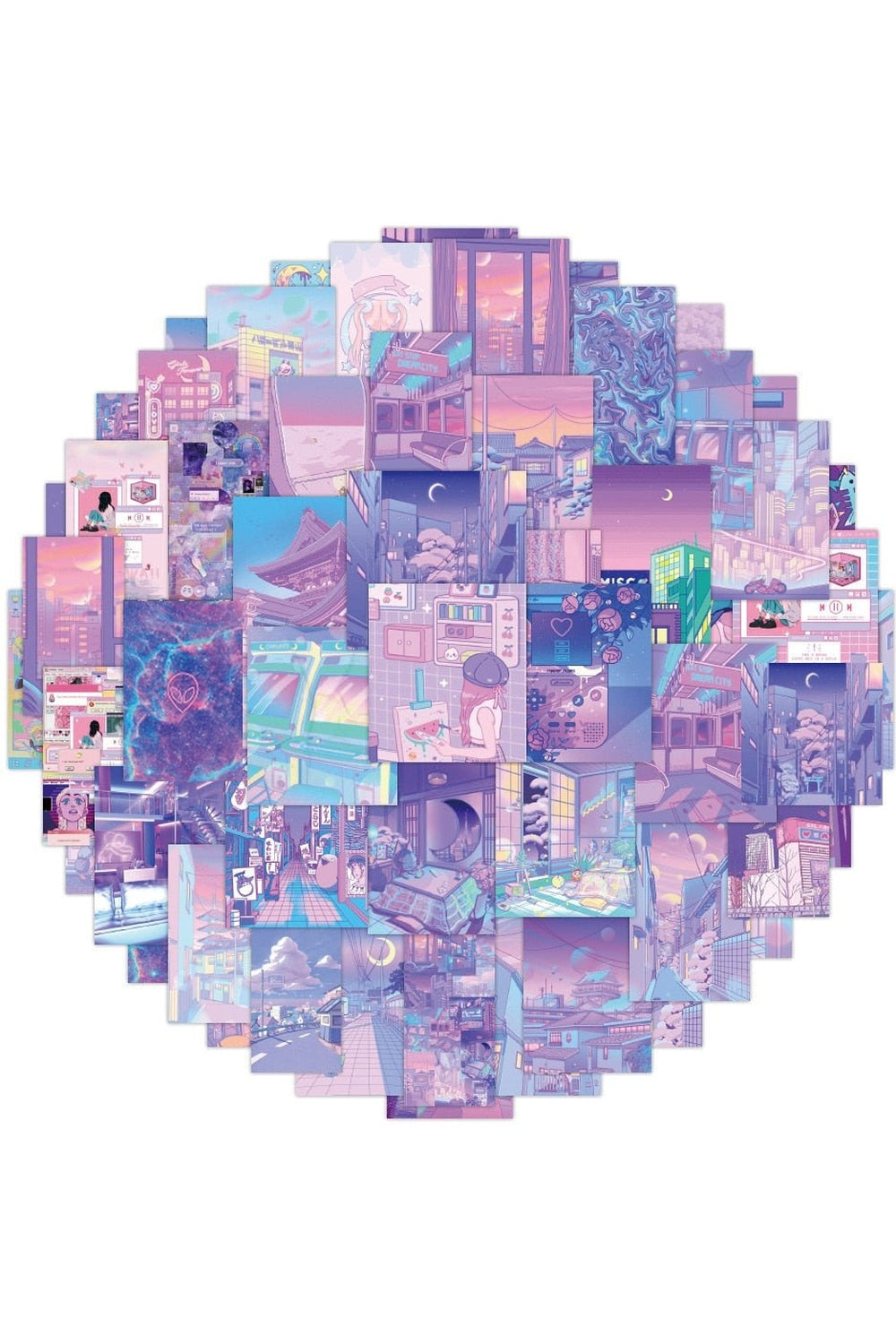Lisslune | Inspired sticker collection