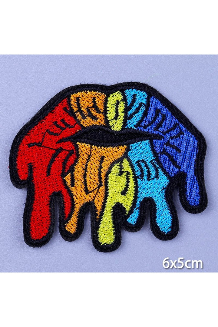 Lisslune | On Fire Embroidered Patches