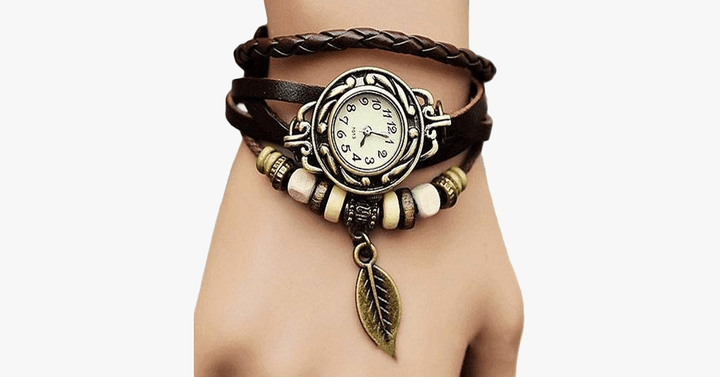 Lisslune | The Boho-Chic Leaf Vintage Watch