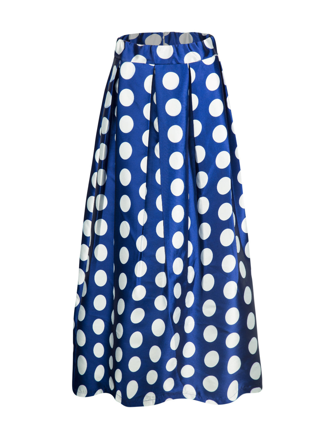 Ladies' A-line skirt with large polka dot pattern Lisslune