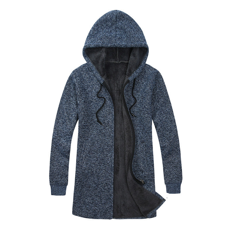Men's Cozy Hooded Coat Made Of Soft Fleece Lisslune
