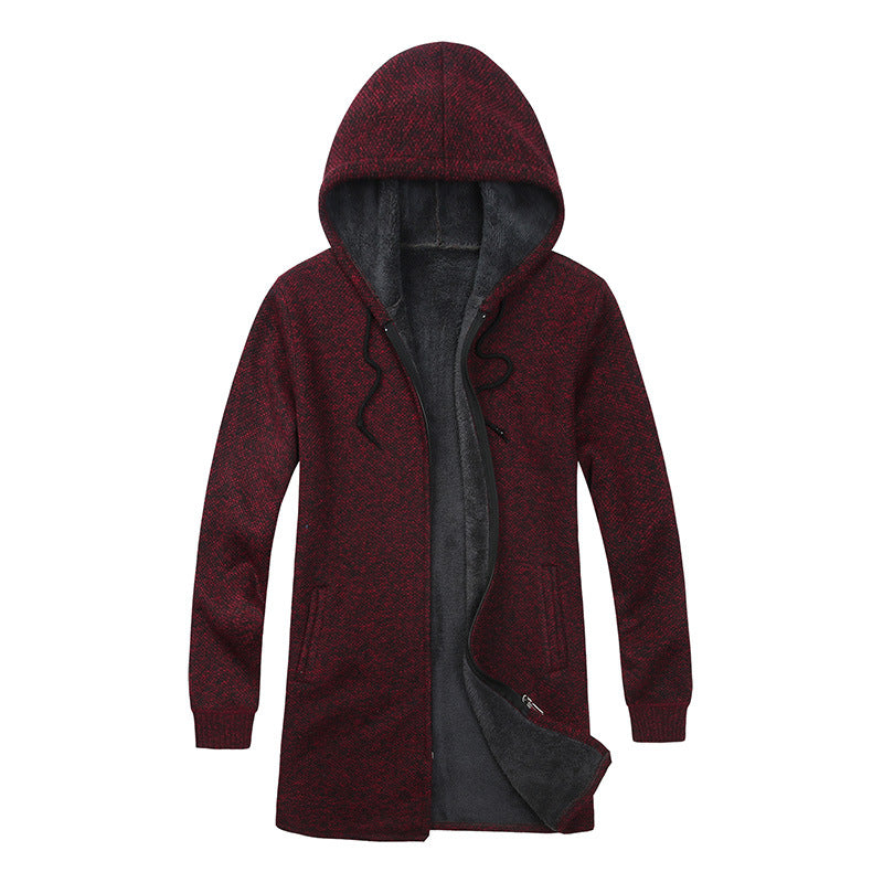 Men's Cozy Hooded Coat Made Of Soft Fleece Lisslune