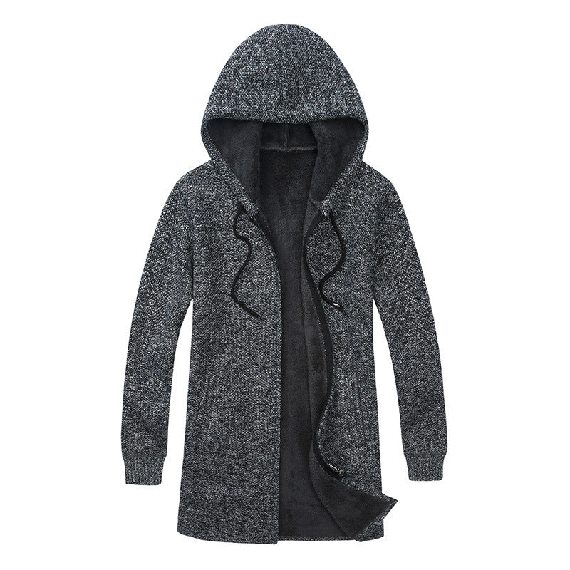 Men's Cozy Hooded Coat Made Of Soft Fleece Lisslune