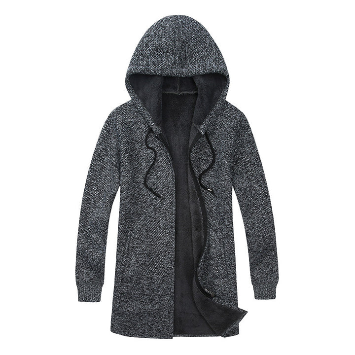 Men's Cozy Hooded Coat Made Of Soft Fleece Lisslune