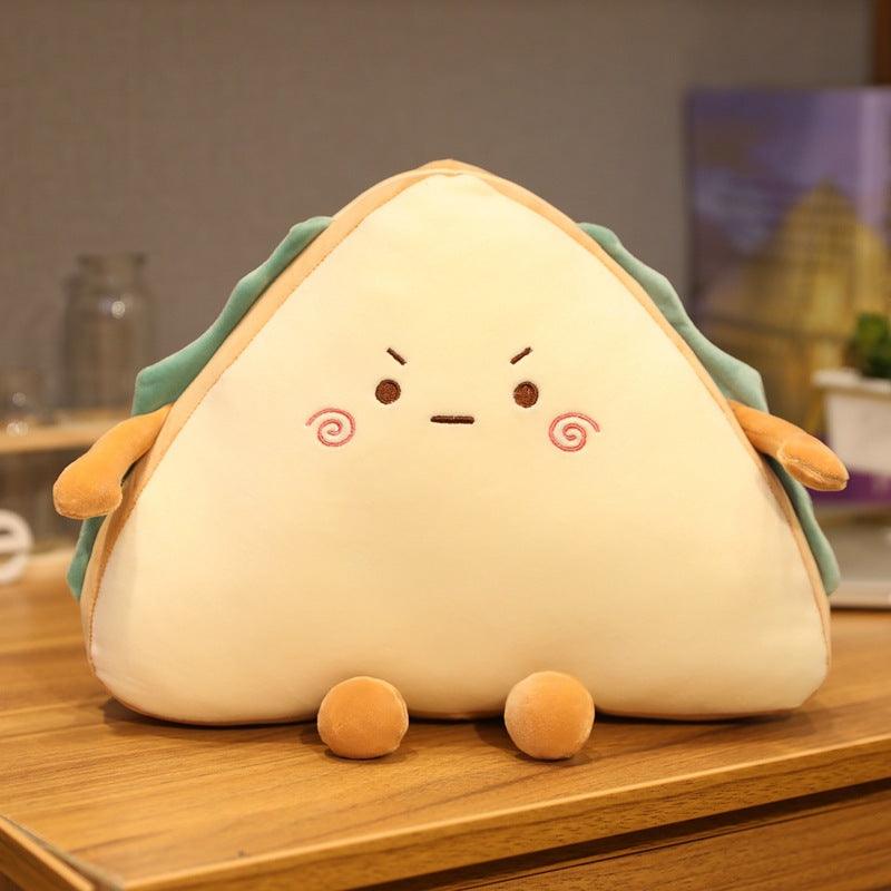 Lisslune | Wonderful Plush Expression Cushion: Charming Room Decor Accent