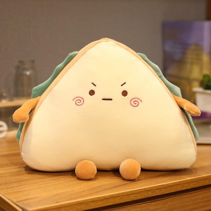 Lisslune | Wonderful Plush Expression Cushion: Charming Room Decor Accent