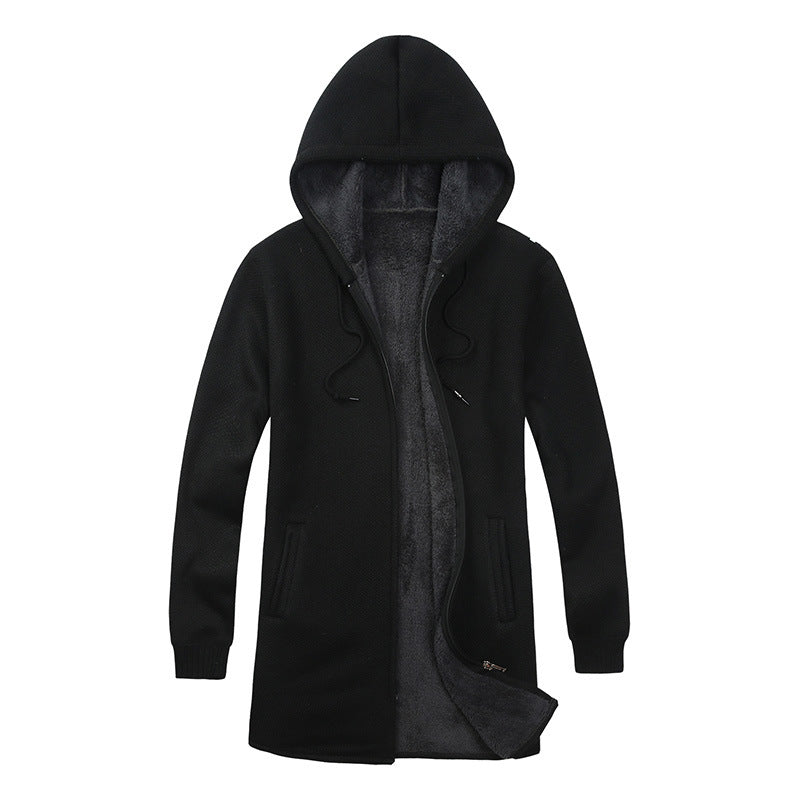 Men's Cozy Hooded Coat Made Of Soft Fleece Lisslune