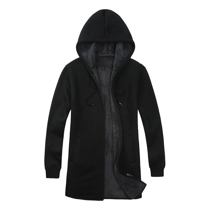Men's Cozy Hooded Coat Made Of Soft Fleece Lisslune