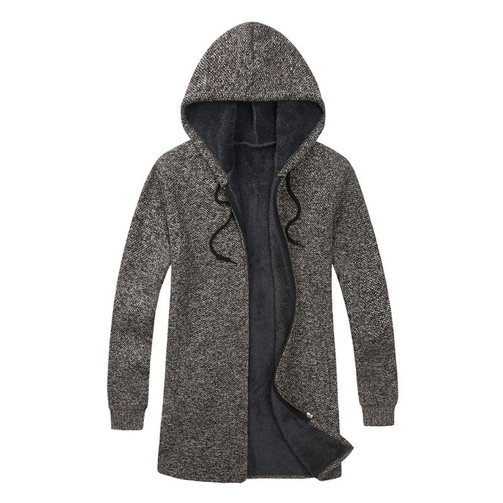 Men's Cozy Hooded Coat Made Of Soft Fleece Lisslune
