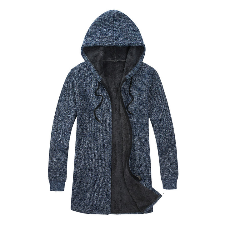 Men's Cozy Hooded Coat Made Of Soft Fleece Lisslune