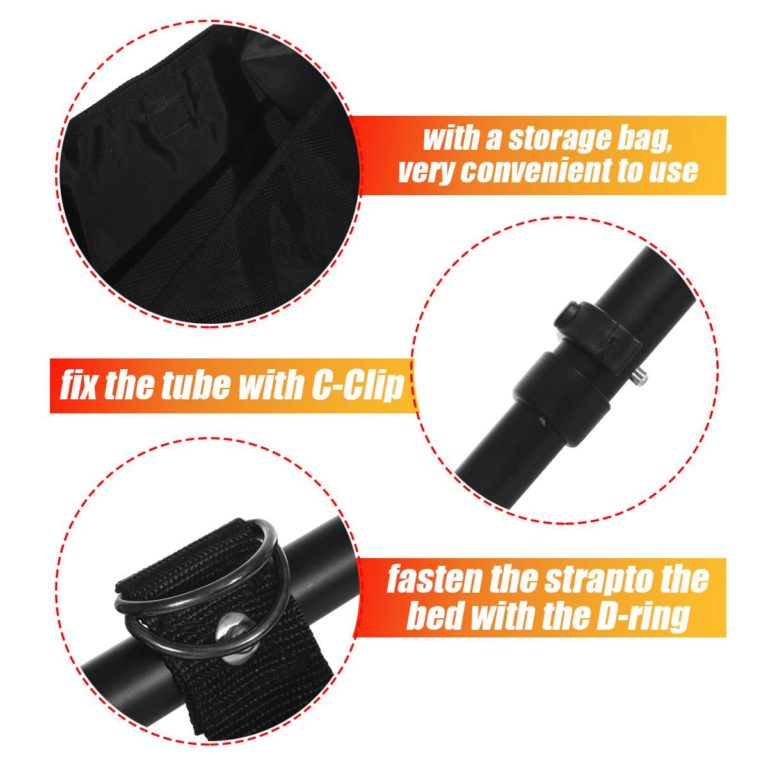 Lisslune | Universal Senior Bed Rail – Reliable Elderly Assist with Storage Pouch