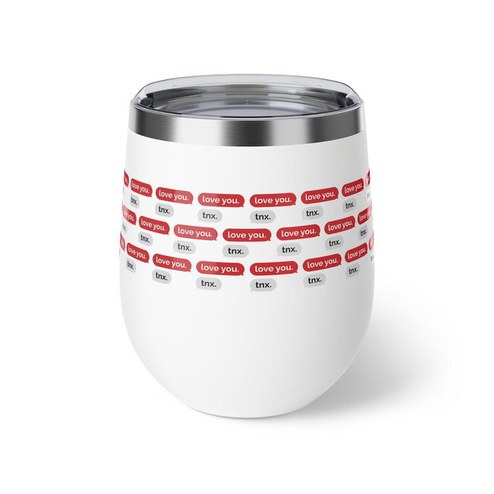 Lisslune | Cupid's Delight 12oz Insulated Stainless Steel Cup - Perfect Temperature Control