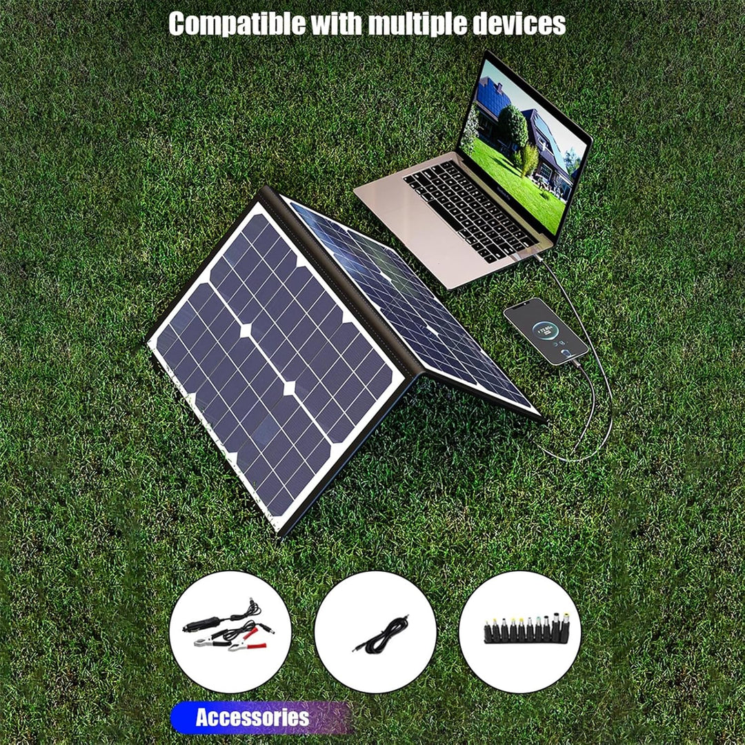 Lisslune | SolaraX 1000W Foldable Solar Panel Kit – Portable Off-Grid Power with MPPT Charging