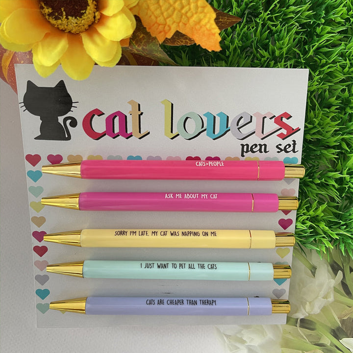 Lisslune | Funny Pens for Pet Owners (5 pieces)