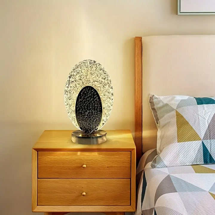Lisslune | Modern & Luxury Peacock Table Lamp - CrystalGlow