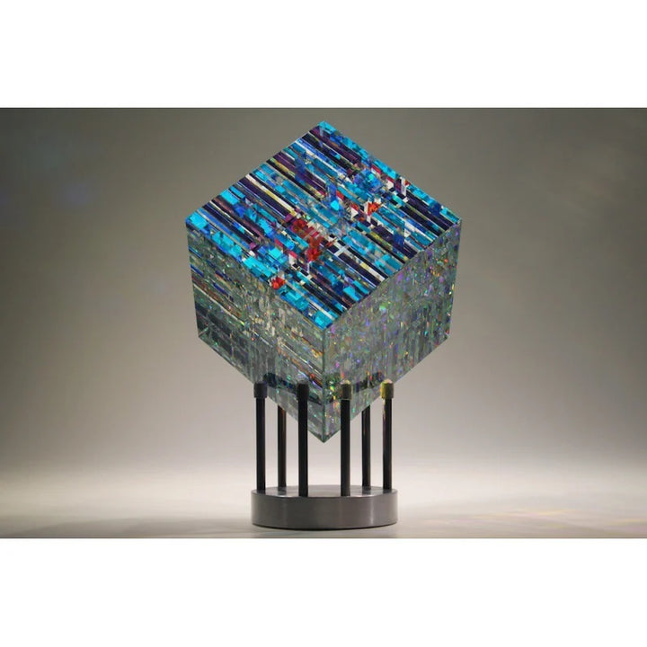 Lisslune | Artwork - ChromaticCube - Rainbow Refraction - Enchantingly Modern Decor