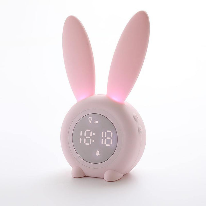 Lisslune | GlowBunny – Cute rabbit alarm clock with soft LED light and display