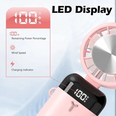 Lisslune | CoolAir Portable Fan with Phone Holder