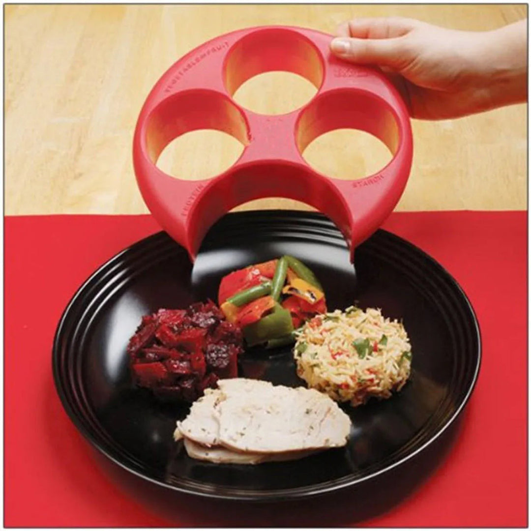 Lisslune | Kids Food Four-Section Portion-Control Serving Tray