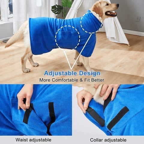 Lisslune | mamymarket™ - Super absorbent pet bathrobe