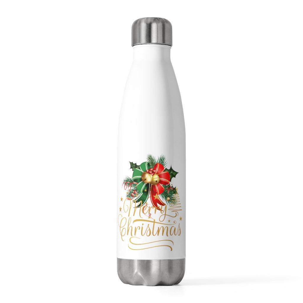 Lisslune | Festive 20oz Stainless Steel Insulated Water Bottle for Christmas Parties