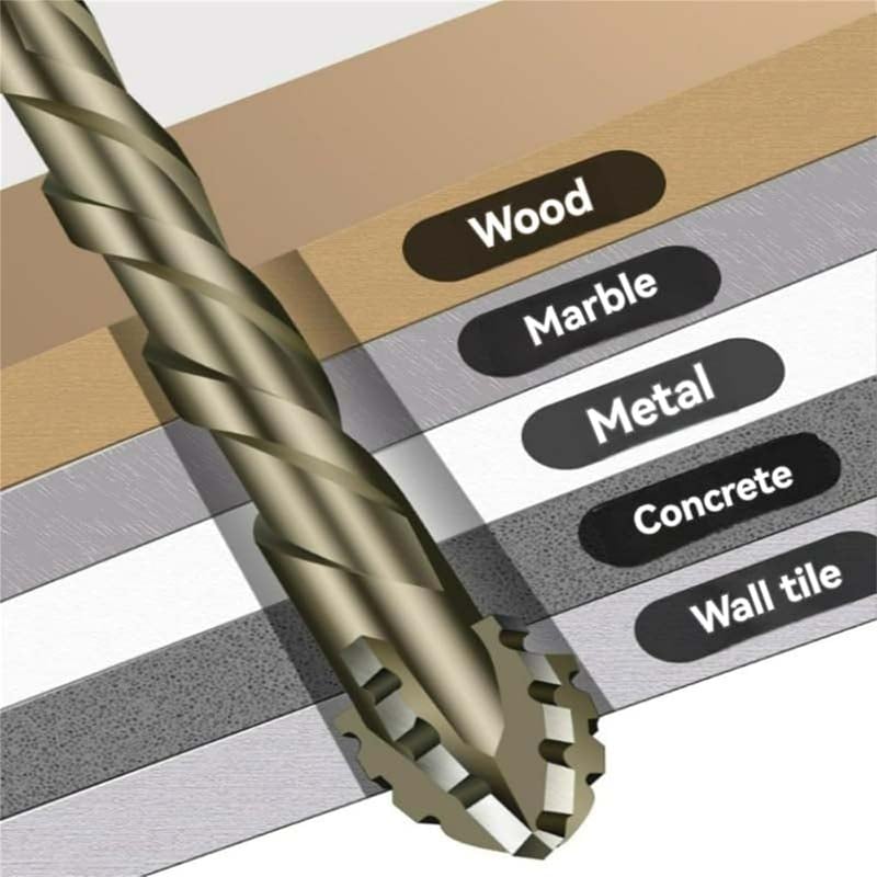 Lisslune | Four-blade tooth cutter eccentric drill