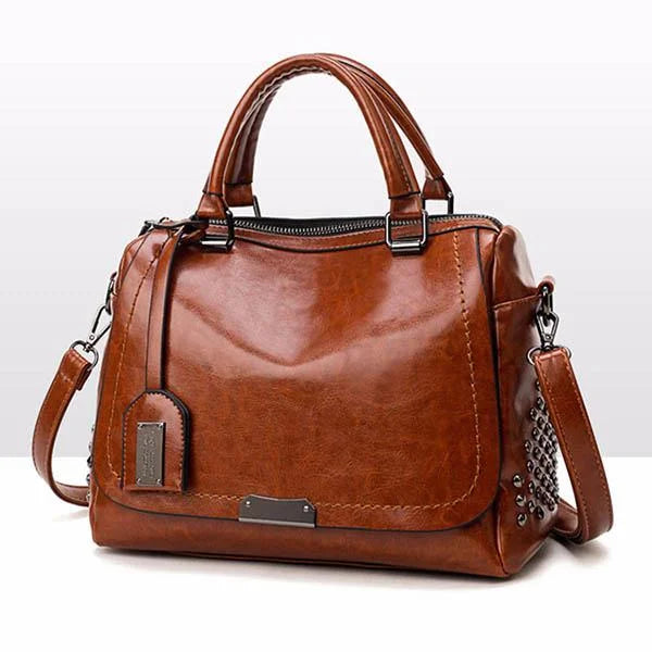 Lisslune | Elegant Soft Leather Shoulder Bag for Women – Versatile Everyday Handbag