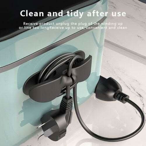 Lisslune | Organizer Clip – Self-adhesive Cable Holder for Kitchen & Office
