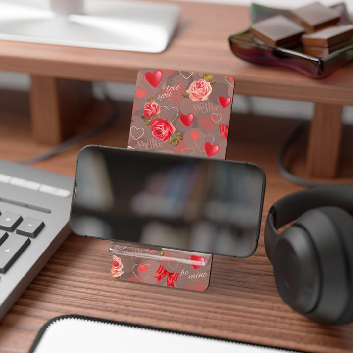 Lisslune | Modern geometric Valentine's Day smartphone holder