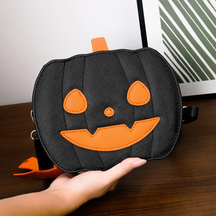 Lisslune | Halloween Messenger Bag – Minimalistic Shoulder Bag in Solid Colors