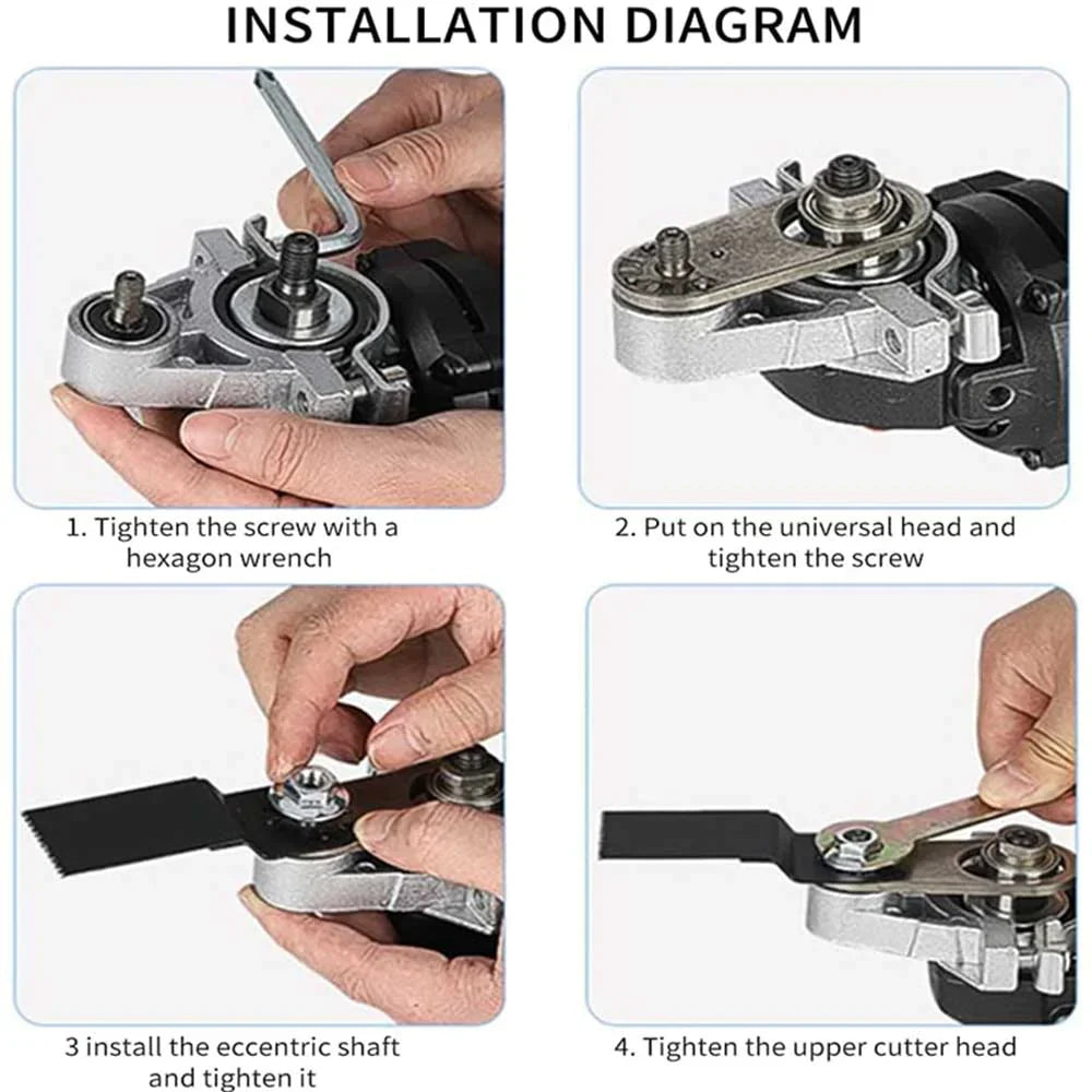 Lisslune | Angle Grinder Conversion Universal Head Set