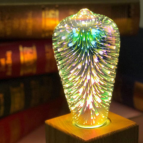 Lisslune | 3D Fireworks LED Light Bulb