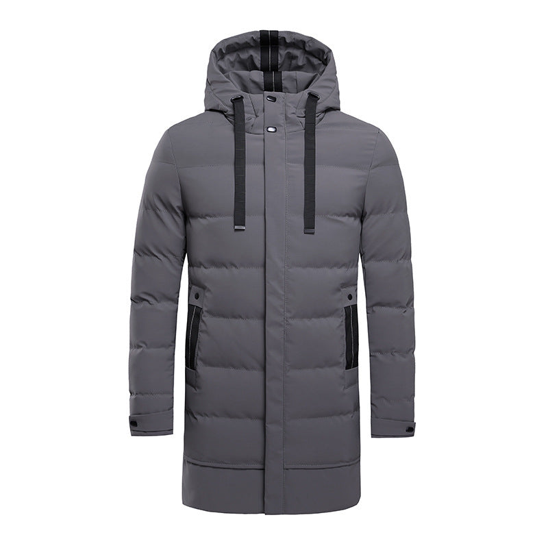 Men's insulated outdoor jacket with adjustable hood and functional pockets Lisslune