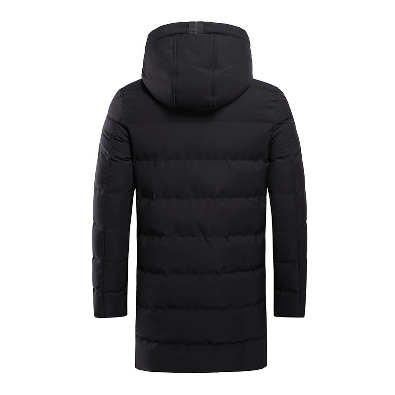 Men's insulated outdoor jacket with adjustable hood and functional pockets Lisslune