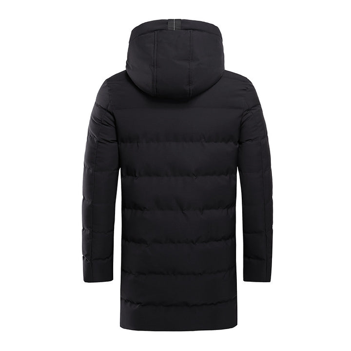 Men's insulated outdoor jacket with adjustable hood and functional pockets Lisslune