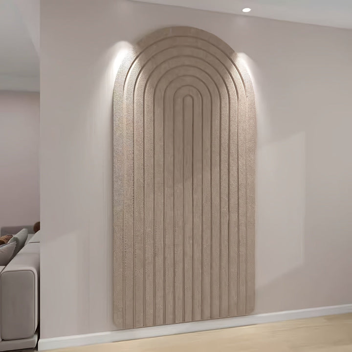 Lisslune | Curved Felt Notice Board – Large Self-Adhesive Wall Decoration made of Polyester Felt