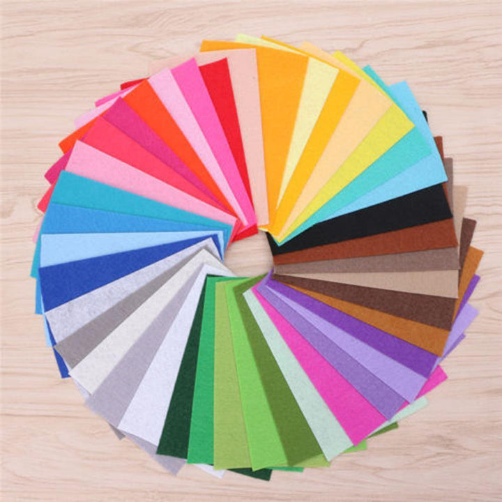 Lisslune | Colorful 40-piece fleece felt crafting set for creative DIY projects
