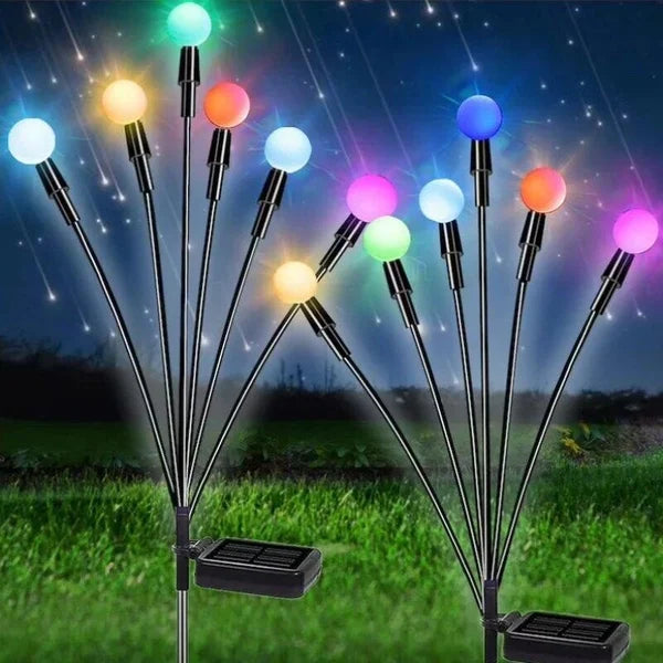 Lisslune | Solar Garden LED Firefly Plug Light
