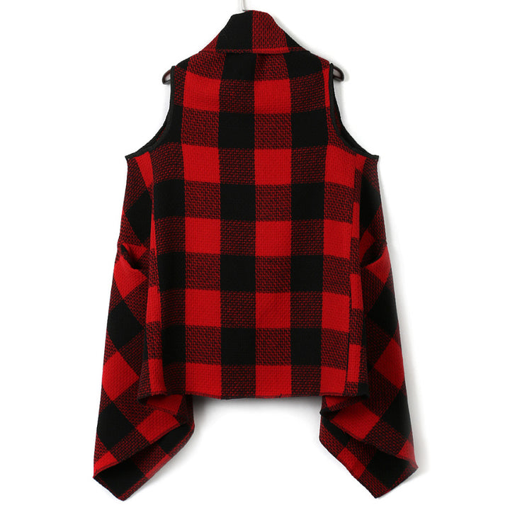Women's Lush Checked Poncho Lisslune