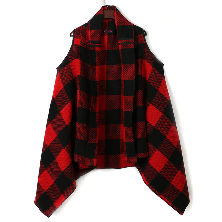 Women's Lush Checked Poncho Lisslune
