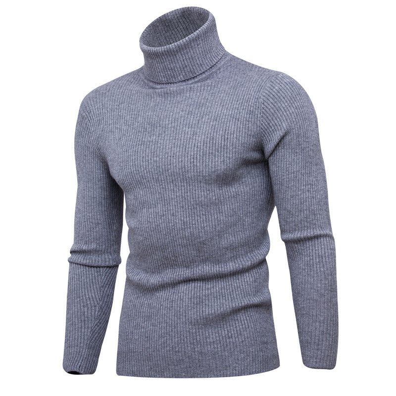 Men's elegant turtleneck sweater made of soft knit Lisslune