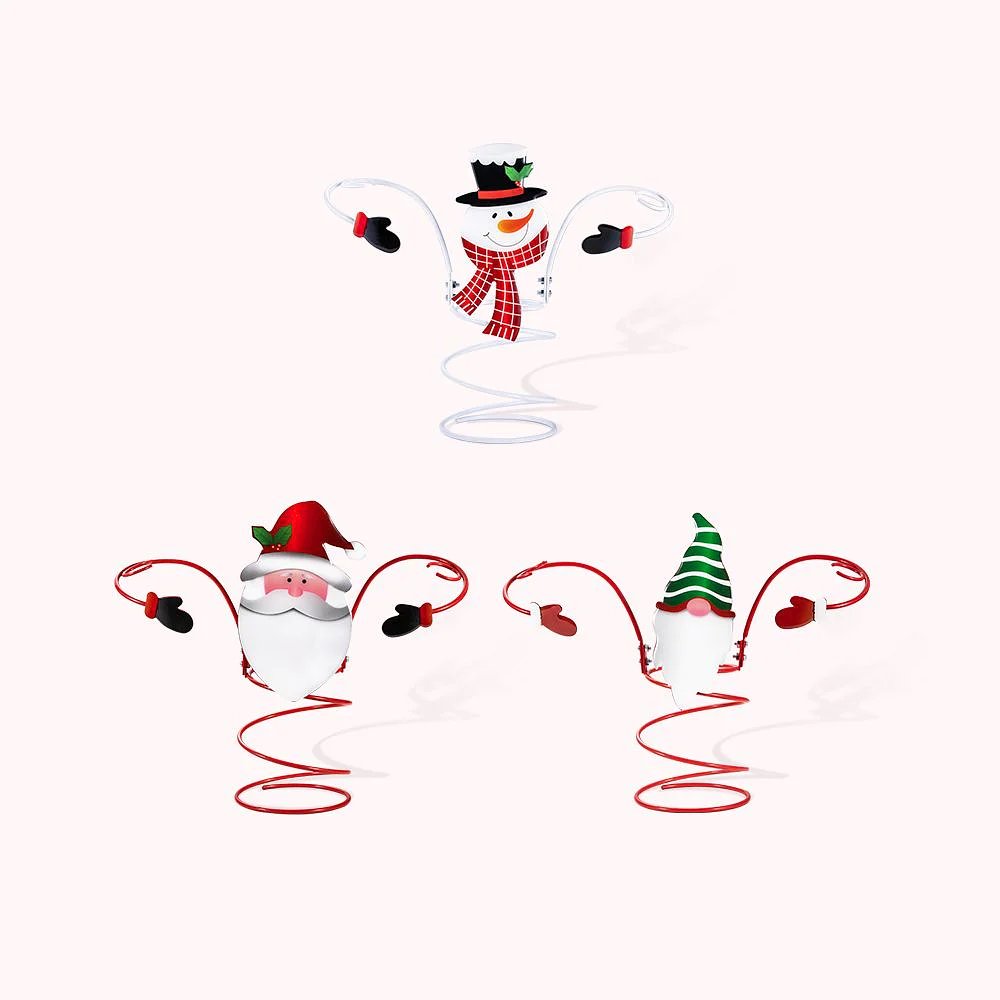 Lisslune | Holiday Wine Bottle & Glass Holders - Christmas decoration