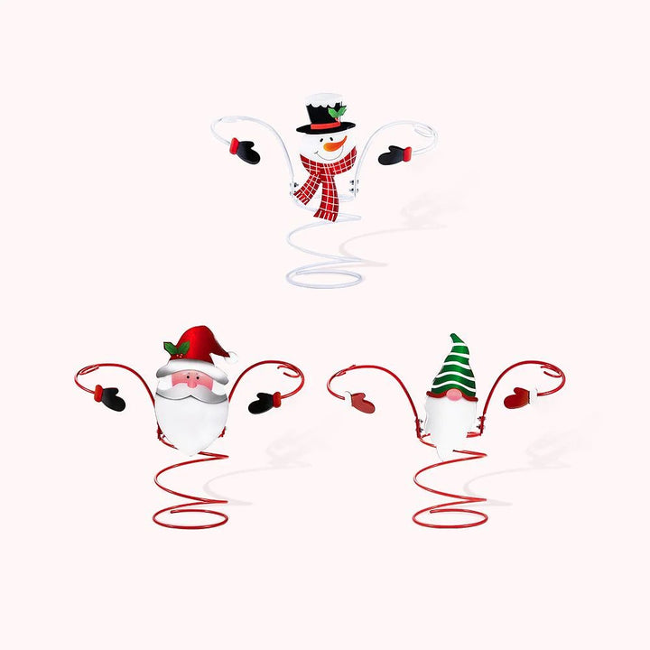 Lisslune | Holiday Wine Bottle & Glass Holders - Christmas decoration