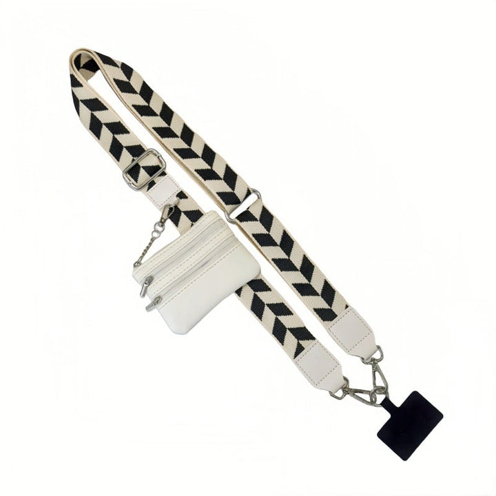 Lisslune | Adjustable Phone Lanyard Crossbody Strap with Wallet