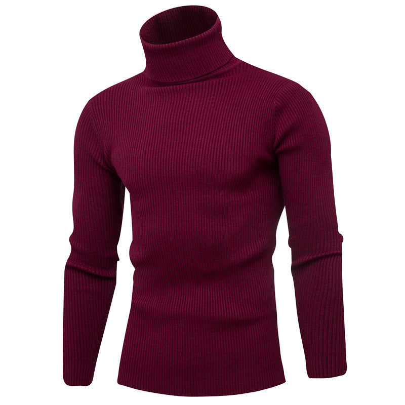 Men's elegant turtleneck sweater made of soft knit Lisslune