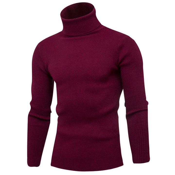 Men's elegant turtleneck sweater made of soft knit Lisslune