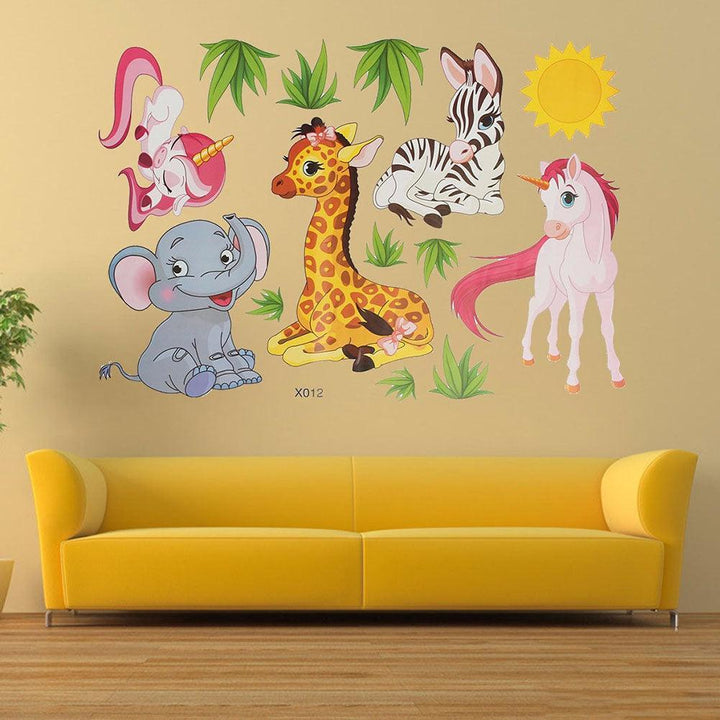 Lisslune | Charming Jungle Animal Wall Stickers for the Kids' Room Makeover