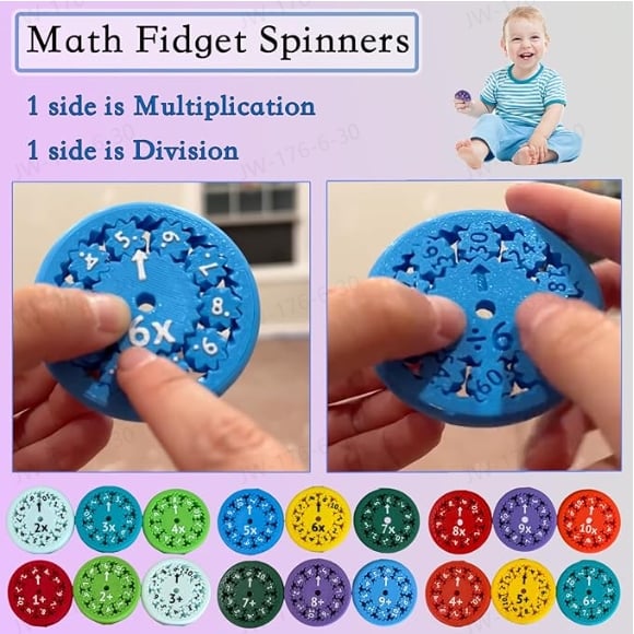 Lisslune | New Math Fidget Spinners
