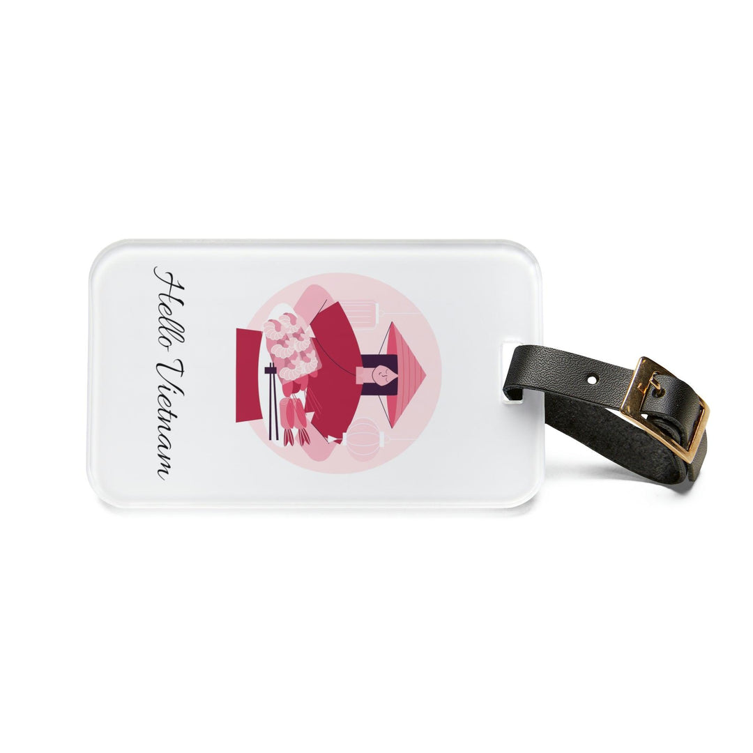 Lisslune | Personalized Elegant Acrylic Luggage Tag Collection: Travel with Flair