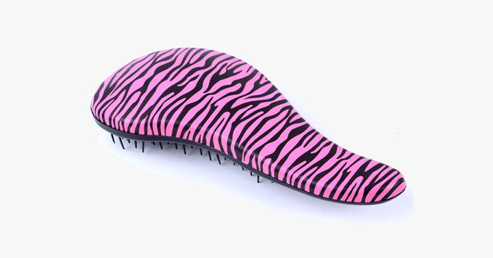 Lisslune | Zebra and Cheetah Pattern Hair Brush – Detangle the Knots